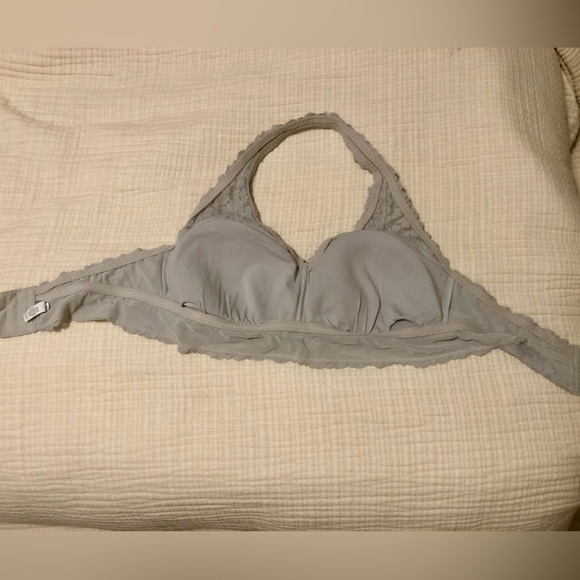 Aerie Animal Lace Padded Halter Bralette - Picture 6 of 11